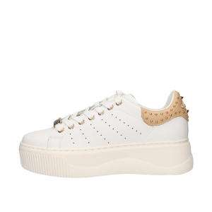 SCARPE CULT DONNA SNEAKER PERRY 4236  PELLE WHITE CARAMEL CLW423601