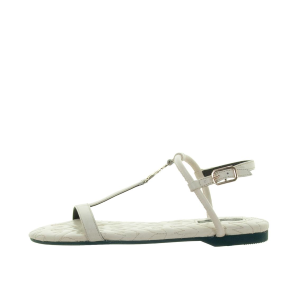 SCARPE PATRIZIA PEPE DONNA SANDALO IN PELLE OFFWHITE 8X0025L048