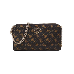 BORSE GUESS DONNA ECO ERICA TRACOLLA LOGO 4G TRIANGOLO BROWN HWEQG951012