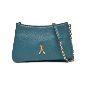BORSE PATRIZIA PEPE DONNA TRACOLLA PICCOLA IN PELLE MINERAL GREEN 2B0103L133G592