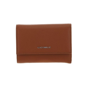PORTAFOGLIO COCCINELLE DONNA METALLIC SOFT CUOIO MW5116601W12