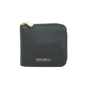 COCCINELLE DONNA PORTAFOGLIO PORTAFOGLIO METALLIC SOFT MINI ZIP IN PELLE MW511E201001
