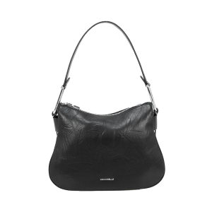 BORSE COCCINELLE DONNA MAGIE WRINKLED IN PELLE A SPALLA E TRACOLLA  NOIR S4P130201001
