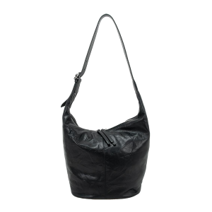 BORSE COCCINELLE DONNA FERNANDA WRINKLED IN PELLE A SPALLA NERO S4B130101001