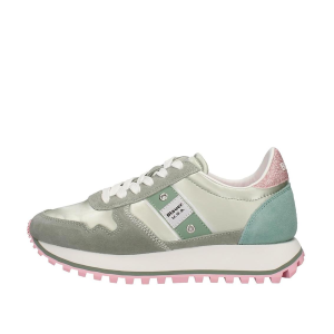 SCARPE BLAUER DONNA SNEAKER MILLEN CAMOSCIO E TESSUTO AQUA PINK S5MILLEN03NYG