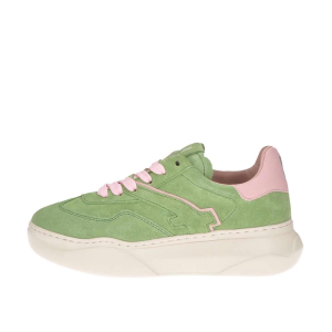 SCARPE GIO+ DONNA SNEAKER GIADA IN PELLE SCAMOASCIATA COMBI VERDE GIADA211