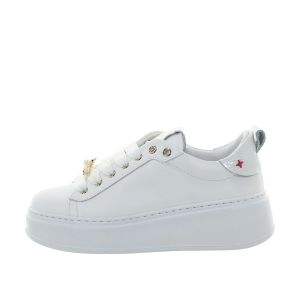 SCARPE GIO+ DONNA SNEAKER PIA PELLE COMBI WHITE PERLE PIA340A