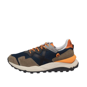 SCARPE MUNICH UOMO SNEAKER SHIBUYA 20 CAMOSCIO E NYLON BLU