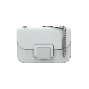BORSE CROMIA DONNA TRACOLLA LADIES BAG ICONIC IN PELLE BIANCO 1405919