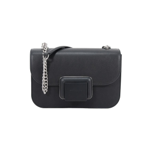 BORSE CROMIA DONNA TRACOLLA LADIES BAG ICONIC IN PELLE NERO 1405919