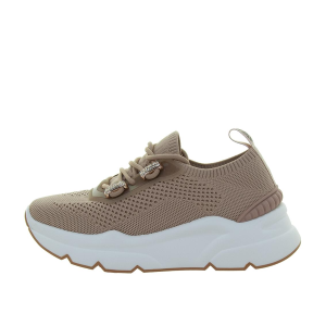 SCARPE DONNA EMANUÉLLE VEE SNEAKER ZOE TESSUTO STRASS BEIGE 451P30320CLZ