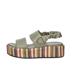 SANDALI BLAUER DONNA OPAL ZEPPA IN PELLE VERDE S5OPAL04RAF