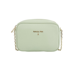 BORSE PATRIZIA PEPE DONNA TRACOLLA IN PELLE MAGICAL SOFT GREEN CB0071L001G596