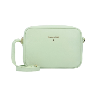 BORSE PATRIZIA PEPE DONNA TRACOLLA IN PELLE MINERAL SOFT GREEN CB8995L001G596