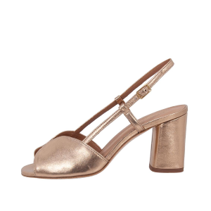 SCARPE GIANMARCO SORELLI DONNA SANDALI IDA IN PELLE LAMINATA SAHARA 1906