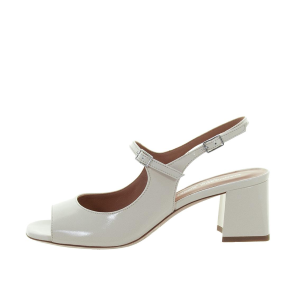 SCARPE GIANMARCO SORELLI DONNA SANDALI ROMY IN PELLE VERNICIATA VERLUX MILK 3009