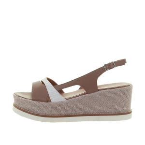 SANDALI GIANMARCO SORELLI DONNA ZEPPA JIL/XLG IN PELLE SOFTY MOU BIANCO 2213