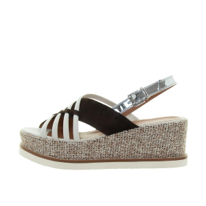 SANDALI GIANMARCO SORELLI DONNA ZEPPA JIL/XL IN PELLE SOFTY OFF WHITE 3027