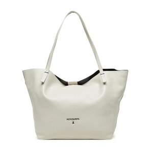 BORSE PATRIZIA PEPE DONNA PELLE SHOPPING NEVER A SPALLA BIANCO 2B0130L148W338