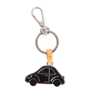 PORTACHIAVI COCCINELLE DONNA IN PELLE E METALLO AUTO APRICOT M9K41R801J05