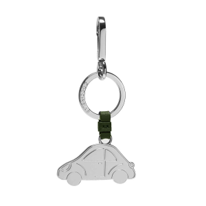 PORTACHIAVI COCCINELLE DONNA IN PELLE E METALLO AUTO VERDE M9K41R801G12
