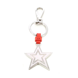 PORTACHIAVI COCCINELLE DONNA STELLA IN PELLE E METALLO RUBY M9K41F001R63
