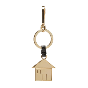 PORTACHIAVI COCCINELLE DONNA CASETTA BASIC METAL LIGHT GOLD NERO M9K41R902001