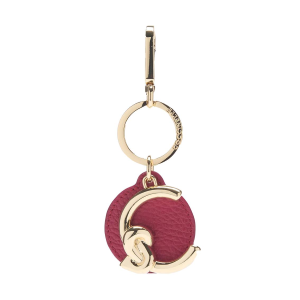 PORTACHIAVI COCCINELLE DONNA C-ME IN PELLE E METALLO SANGRIA SSL410101R16