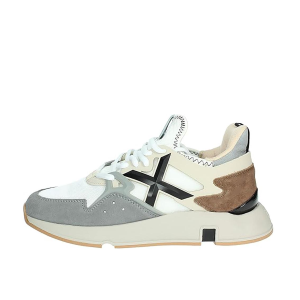 SCARPE MUNICH DONNA SNEAKER CLIK CAMOSCIO E MESH BIANCO CLIK75