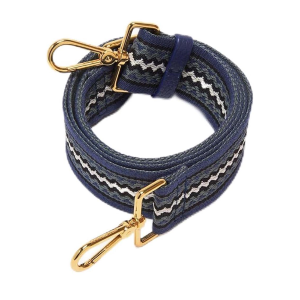 TRACOLLA COCCINELLE DONNA SHOULDER STRAP JAQUARD ROYAL BLU R2F682501B14