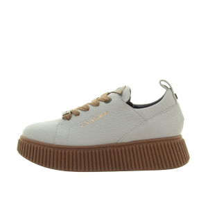 STIVALETTI DONNA LORENZO MARI SNEAKER SALLY IN PELLE AVORIO SALLY30