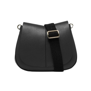BORSE GIANNI CHIARINI DONNA TRACOLLA HELENA ROUND IN PELLE NERO BS6036