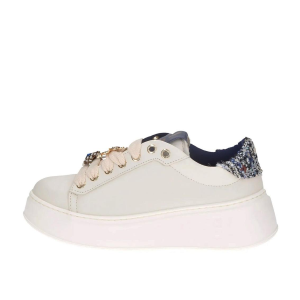 SCARPE GIO+ DONNA SNEAKER PIA PELLE COMBI PANNA CHIC PIA424A