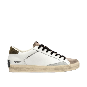 SCARPE CRIME LONDON UOMO SNEAKER DISTRESSED ARMY SMOKE IN PELLE 11003A