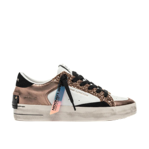 SCARPE CRIME LONDON DONNA SNEAKER DELUXE AMBRE GLAM IN PELLE 25110A