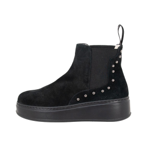 SCARPE GIO+ DONNA STIVALETTI PIADA PELLE SCAMOSCIATA COMBI BLACK PIADA10B