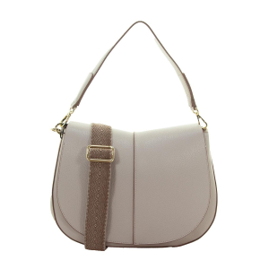 BORSE GIANNI CHIARINI DONNA TRACOLLA HELENA ROUND IN PELLE BEIGE BS6037