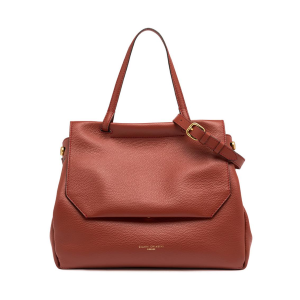 BORSE GIANNI CHIARINI DONNA OTTAVIA IN PELLE A MANO E TRACOLLA BRICK RED BS11376