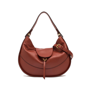 BORSE GIANNI CHIARINI DONNA EDITH IN PELLE A MANO E TRACOLLA BRICK RED BS11361