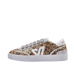 SCARPE DONNA EMANUÉLLE VEE SNEAKER OLIVIA CAVALLINO MULTI ANIMALIER 452P-500-10-P149