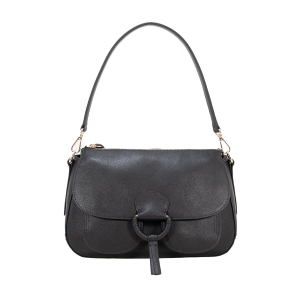 BORSE CROMIA DONNA LADIES BAG CARRIE A SPALLA E TRACOLLA  IN PELLE OLIVA 1406148