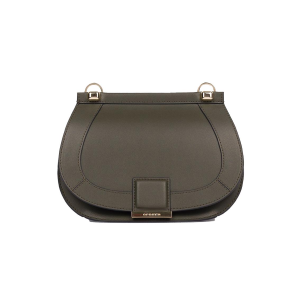 BORSE CROMIA DONNA LADIES BAG MARIKA IN PELLE TRACOLLA OLIVA 1406142