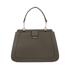 BORSE CROMIA DONNA LADIES BAG MARIKA IN PELLE A MANO E TRACOLLA OLIVA 1406143