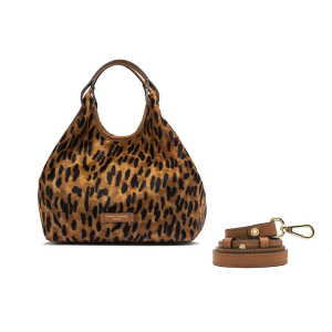 BORSE GIANNI CHIARINI DONNA DUA IN CAVALLINO A MANO E TRACOLLA LINCE CUOIO 11109