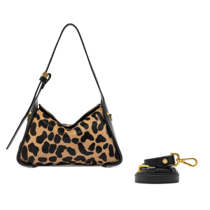 BORSE GIANNI CHIARINI DONNA MINI PENELOPE IN CAVALLINO A MANO E TRACOLLA LEO NERO BS11869