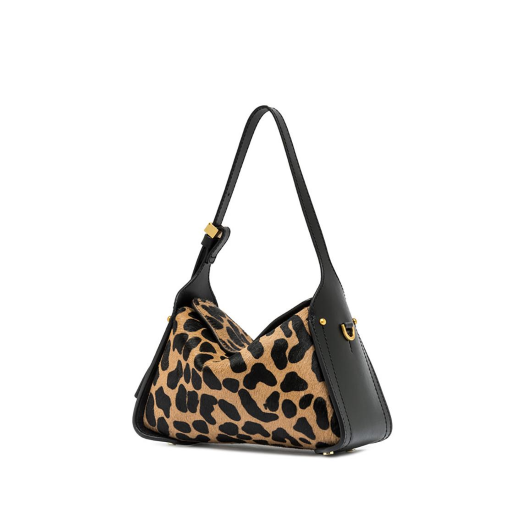 BORSE GIANNI CHIARINI DONNA MINI PENELOPE IN CAVALLINO A MANO E TRACOLLA LEO NERO BS11869