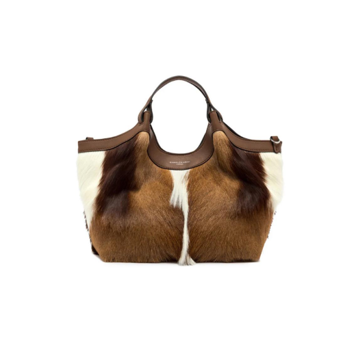 BORSE GIANNI CHIARINI DONNA DUA IN MORBIDA SAFARI A MANO E TRACOLLA NATURALE BS12019