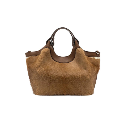 BORSE GIANNI CHIARINI DONNA DUA IN MORBIDA SAFARI A MANO E TRACOLLA NATURALE BS12019