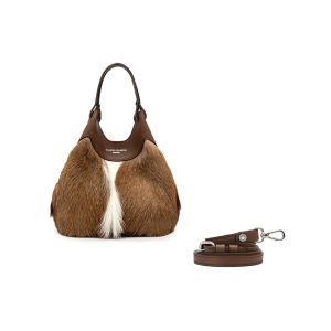 BORSE GIANNI CHIARINI DONNA MINI BAG DUA PELLE SAFARI A MANO E TRACOLLA NATURALE 12018
