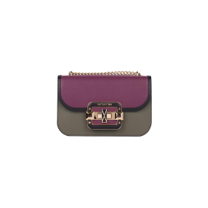 BORSE CROMIA DONNA LADIES BAG JEWEL IN PELLE TRACOLLA CHERRY 1406056